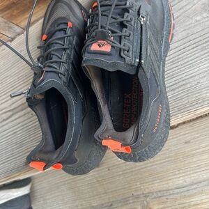 Adidas Men's Black and Orange Athletic Shoes